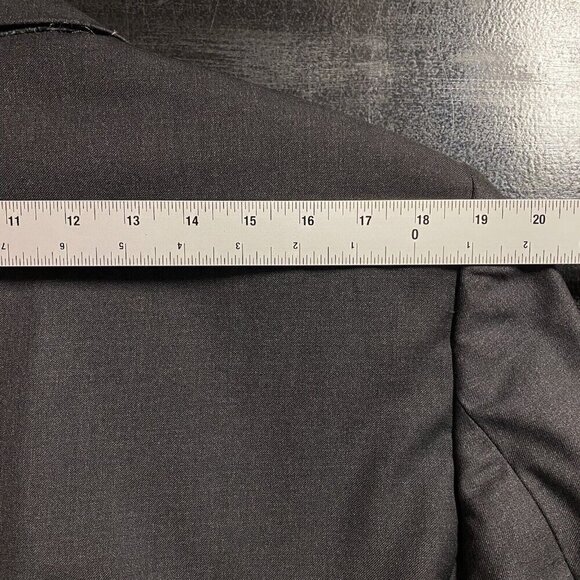 Jack Victor Sport Jacket 41R Loro Piana Zelander Wool Ryder Charcoal Two Button - Picture 15 of 16